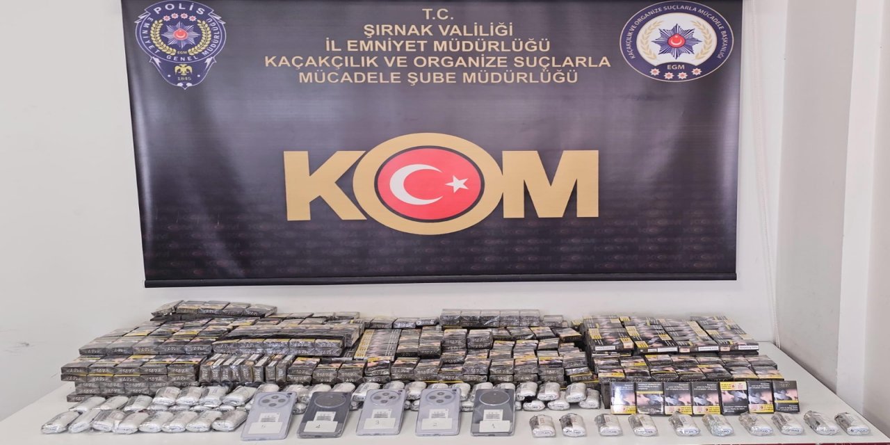 Şırnak’ta asayiş, narkotik ve kaçakçılık operasyonlarında 4 tutuklama