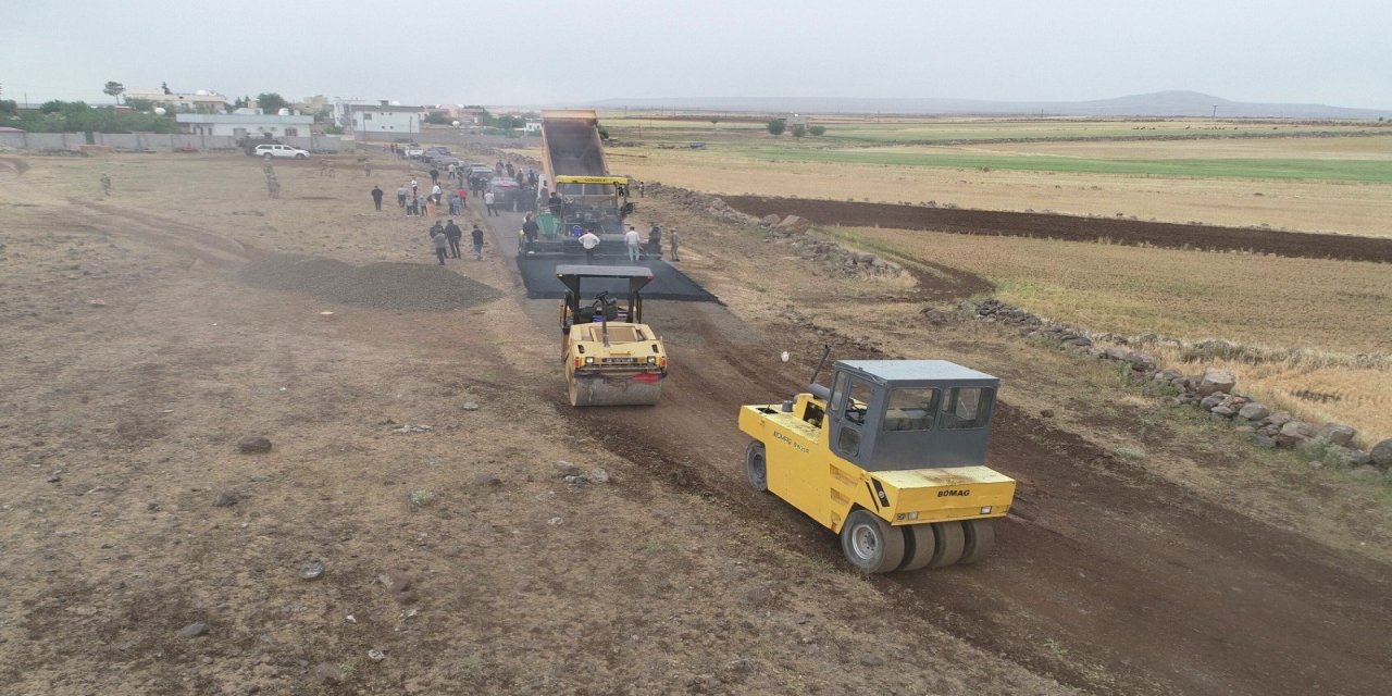 Şırnak'ta BSK Asfalt Serimi Başladı