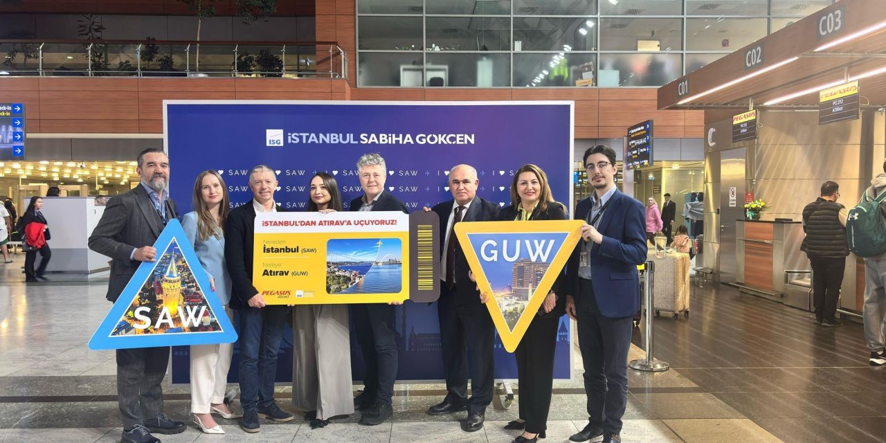 Kazakistan'ın liman şehri Atırav'a direkt uçuşlar başladı