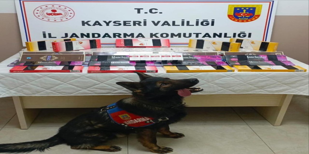 Kayseri'de kaçak sigara operasyonu