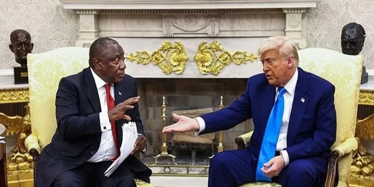 Trump, Güney Afrika Devlet Başkanı Ramaphosa ile görüştü