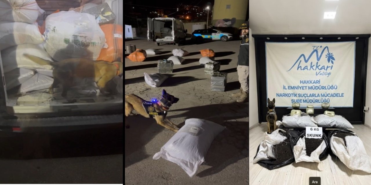 Yüksekova'da Kargo Aracında Uyuşturucu Operasyonu