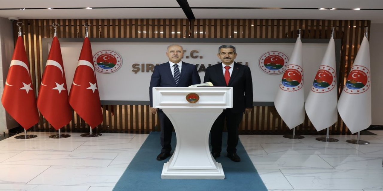 Hemşehrimiz Başsavcı İnal, Şırnak Valisi Ekici'yi Ziyaret Etti