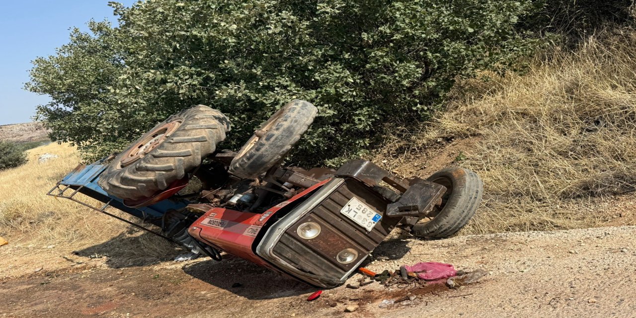 Halfeti'de Traktör Takla Attı: 3 Yaralı