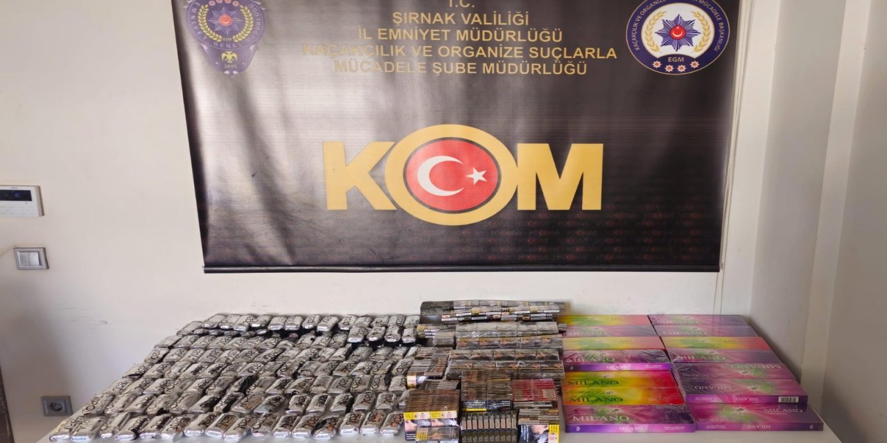 Şırnak&#039;ta Uyuşturucu ve Kaçakçılık Operasyonları