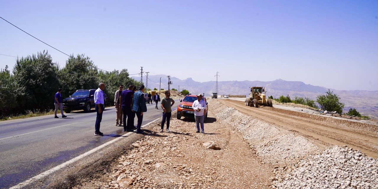 Başkan Yarka, Şırnak-Siirt yol yapım çalışmalarını inceledi
