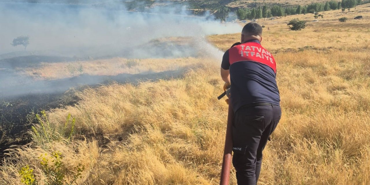 Bitlis'te İki Ayrı Örtü Yangını: 45 Dönüm Alan Kül Oldu