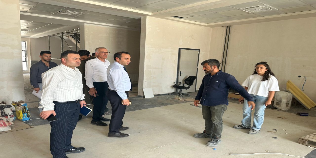Silopi'deki Kamu Binaları İnşaatı Denetlendi