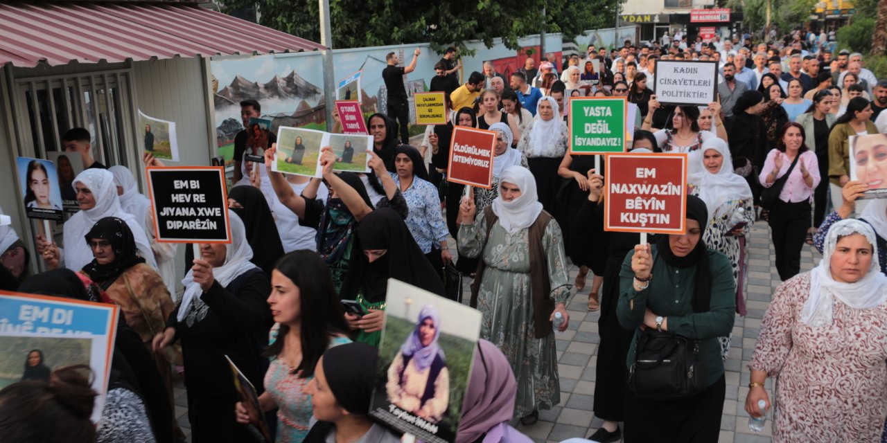 Kadın Cinayetleri Cizre'de Zılgıtlarla Protesto Edildi