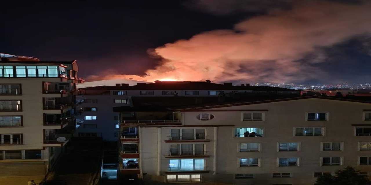 Ankara'da çatı katı yangını