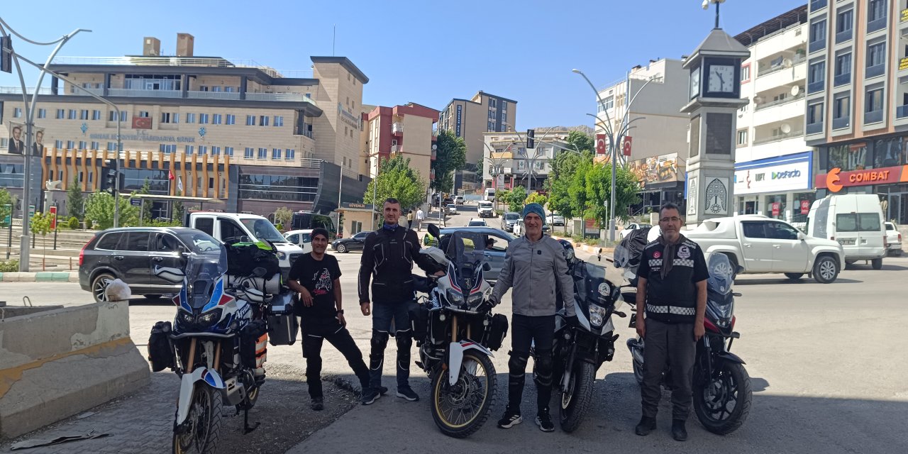 Motosikletçiler Şırnak’a Hayran Kaldı