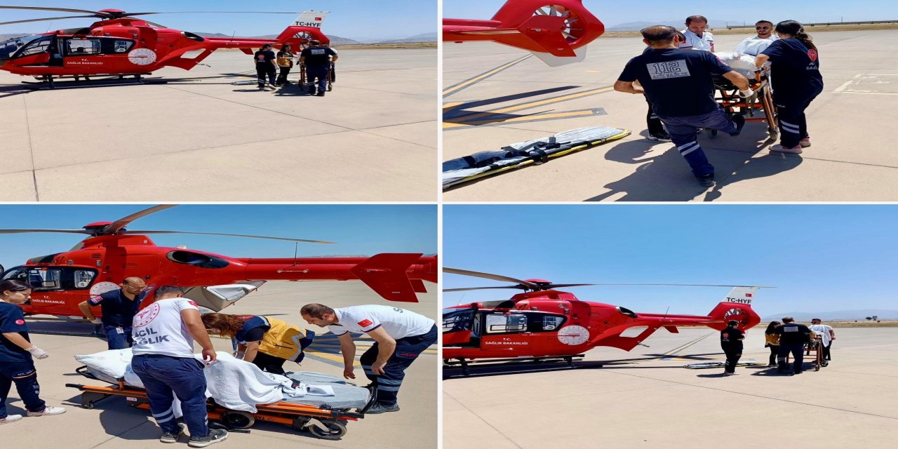 Şırnak'tan Şanlıurfa'ya Helikopter Ambulansla Hayati Nakil!