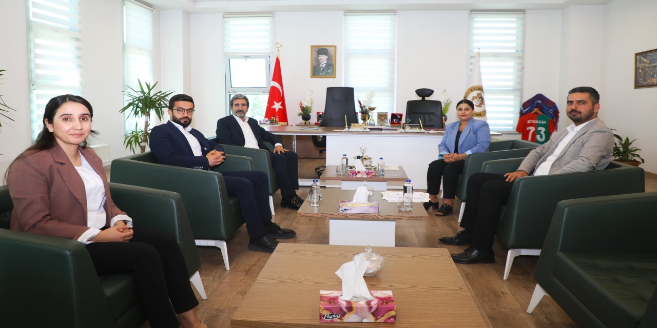 İller Bankası Bölge Müdürü Selami Öcal'dan Cizre Belediyesi'ne Ziyaret
