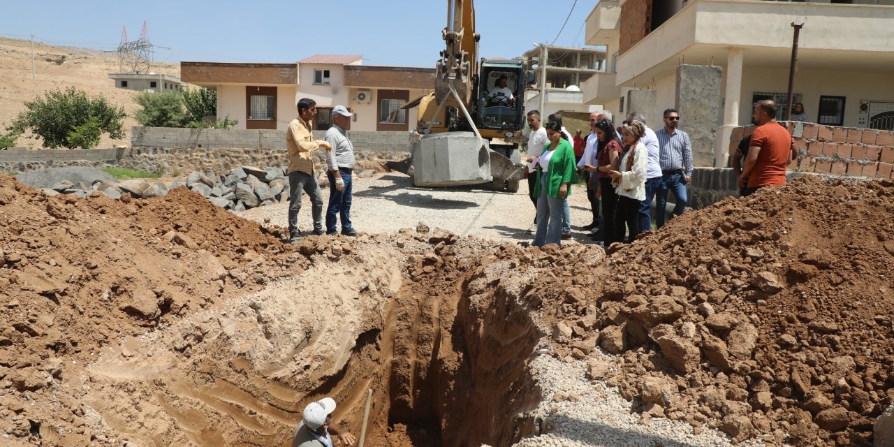 Cizre Belediye Başkanı Çalışmaları denetledi