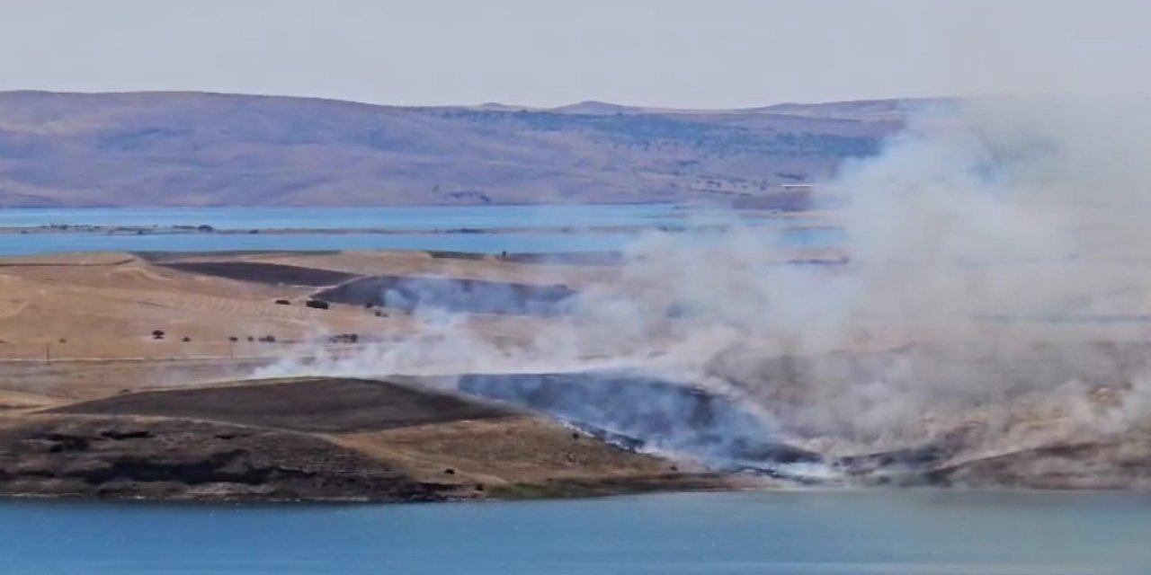 Tunceli’deki yangın ekili alanlara sıçramadan söndürüldü