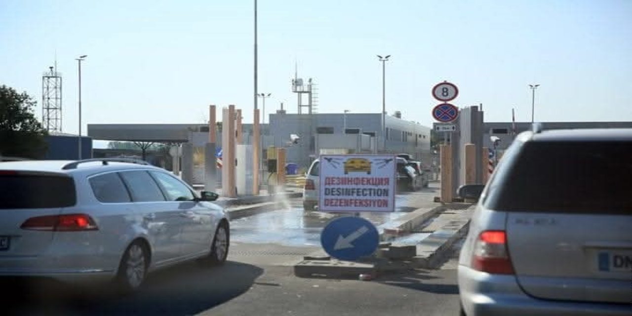 Bulgaristan’a açılan sınır kapılarında dezenfeksiyon ücreti kaldırıldı