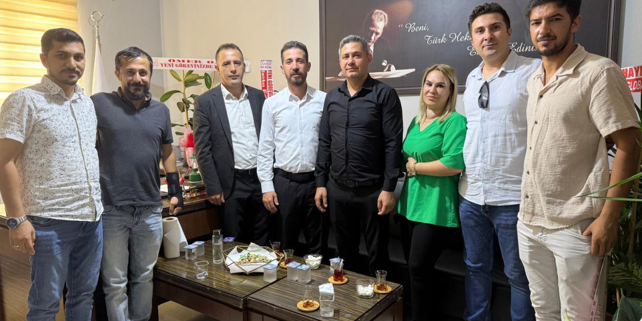Sağlık-Sen Heyetinden Cizre ADSM Merkezi Başhekimi Mazlum Karaaslan’a ziyaret
