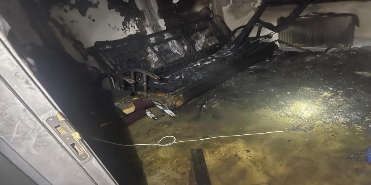 Diyarbakır'da ev yangını