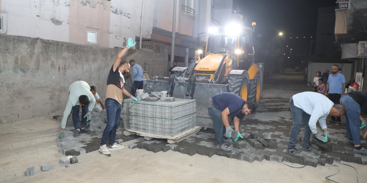 Cizre Belediyesi Gece Mesaisine Başladı