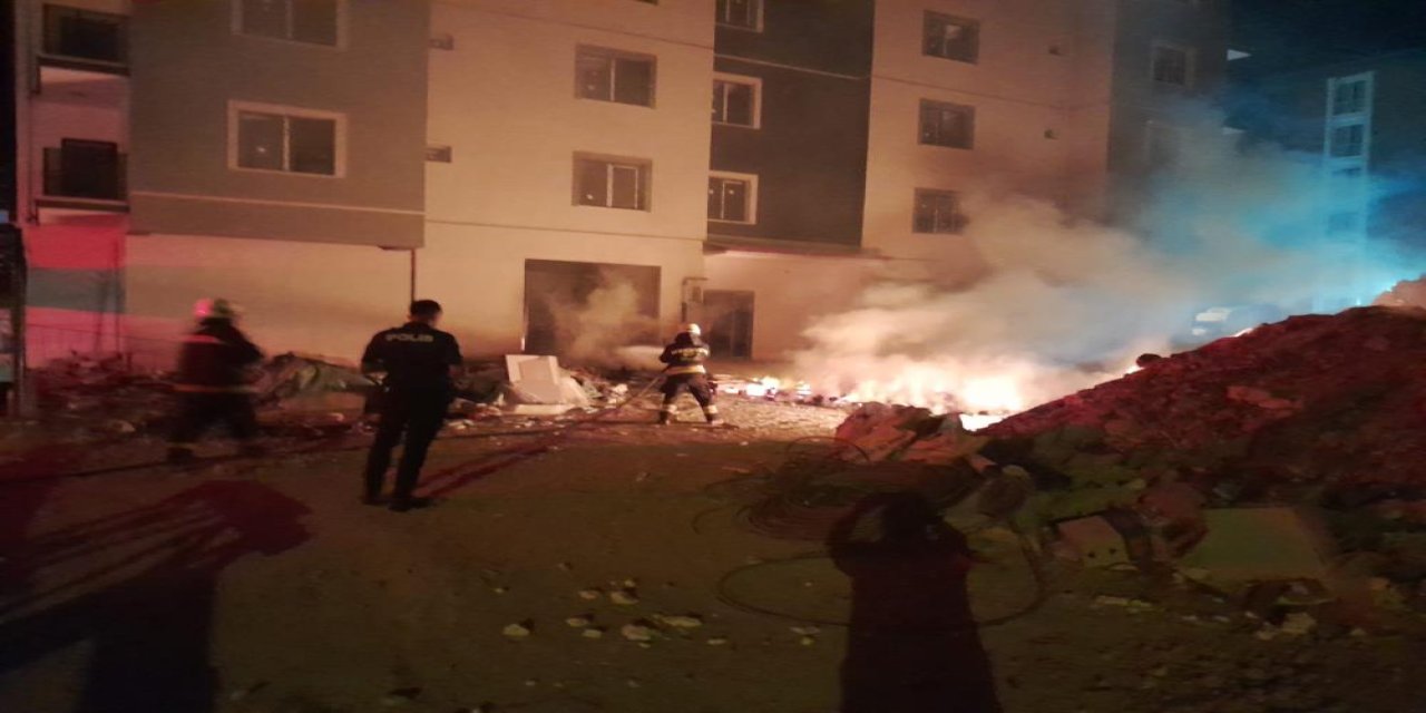 Karapınar'da palet yangını korkuttu