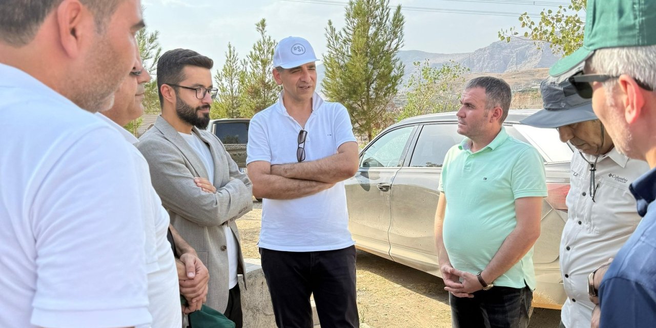 DSİ ve Cizre Belediyesi Yetkililerinden Keson İçme Suyu Tesisinde inceleme