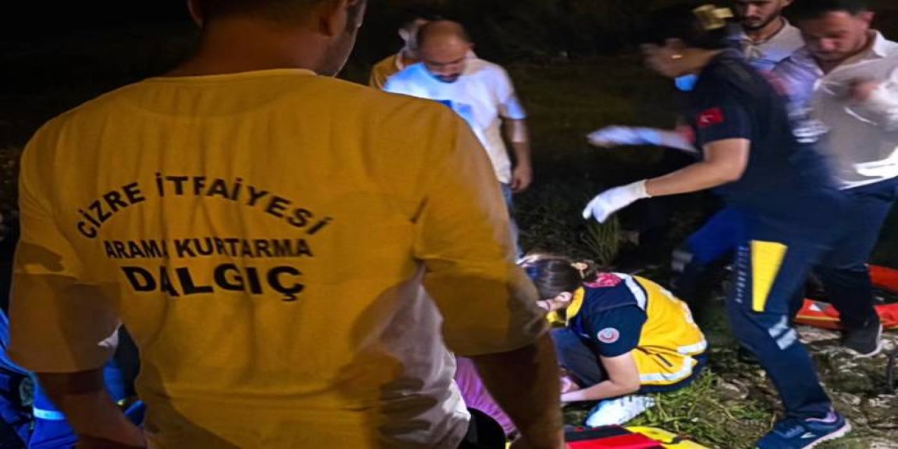 Cizre'de gece yarısı hareketliliği: Dicle Nehri’ne atlayan kadın son anda kurtarıldı
