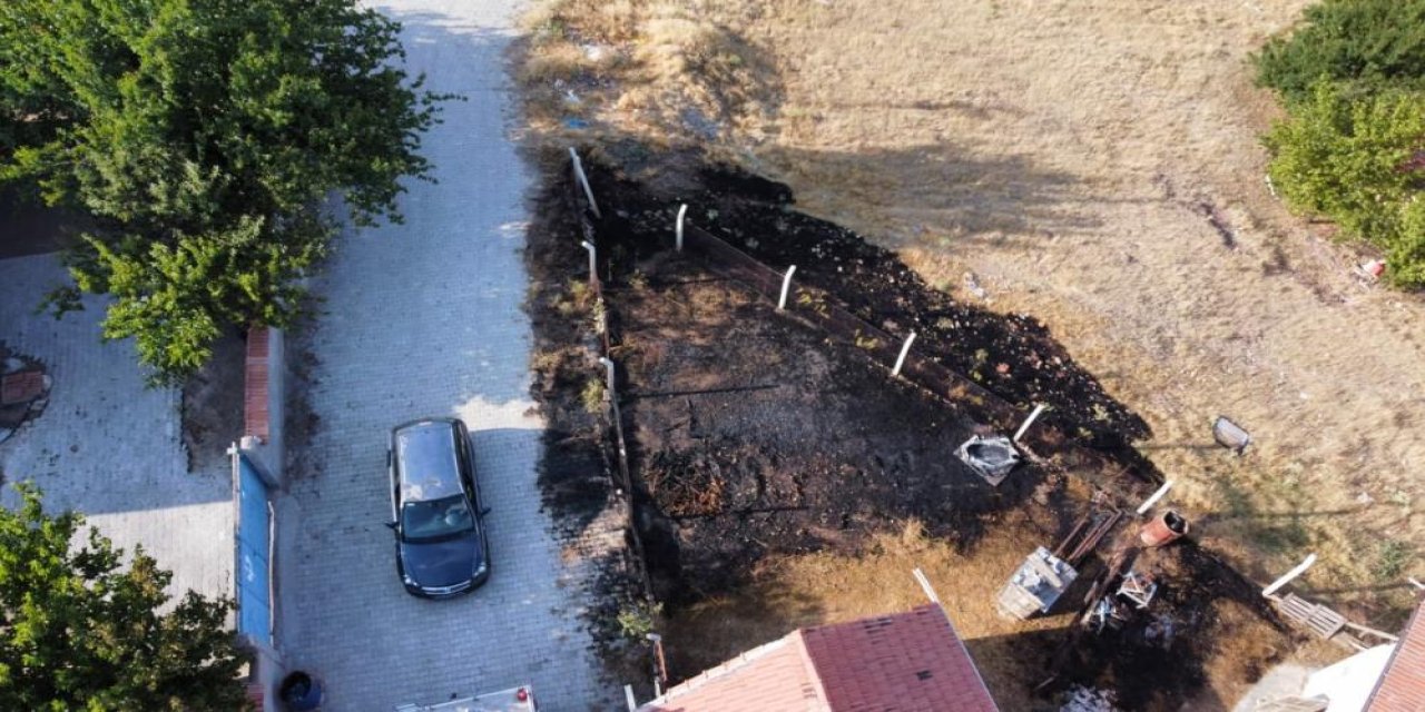 Alaca'da itfaiyenin erken müdahalesi facianın önüne geçti