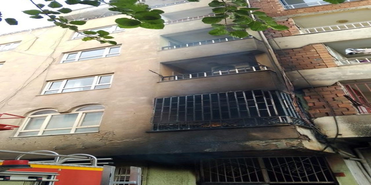Batman'da Suriyelilerin kaldığı binada yangın