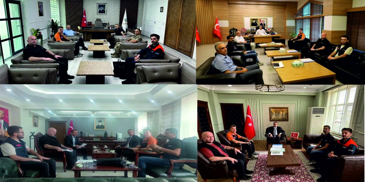 AFAD İl Müdürü İşlek’ten İlçe Kaymakamları ile Deprem görüşmesi