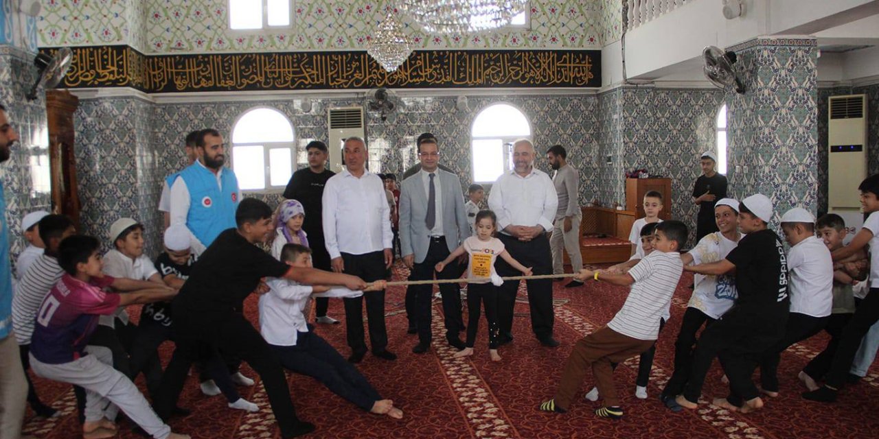 Cizre Kaymakamı Baycar, Yaz Kur’an Kurslarındaki öğrencilerle biraraya geldiler