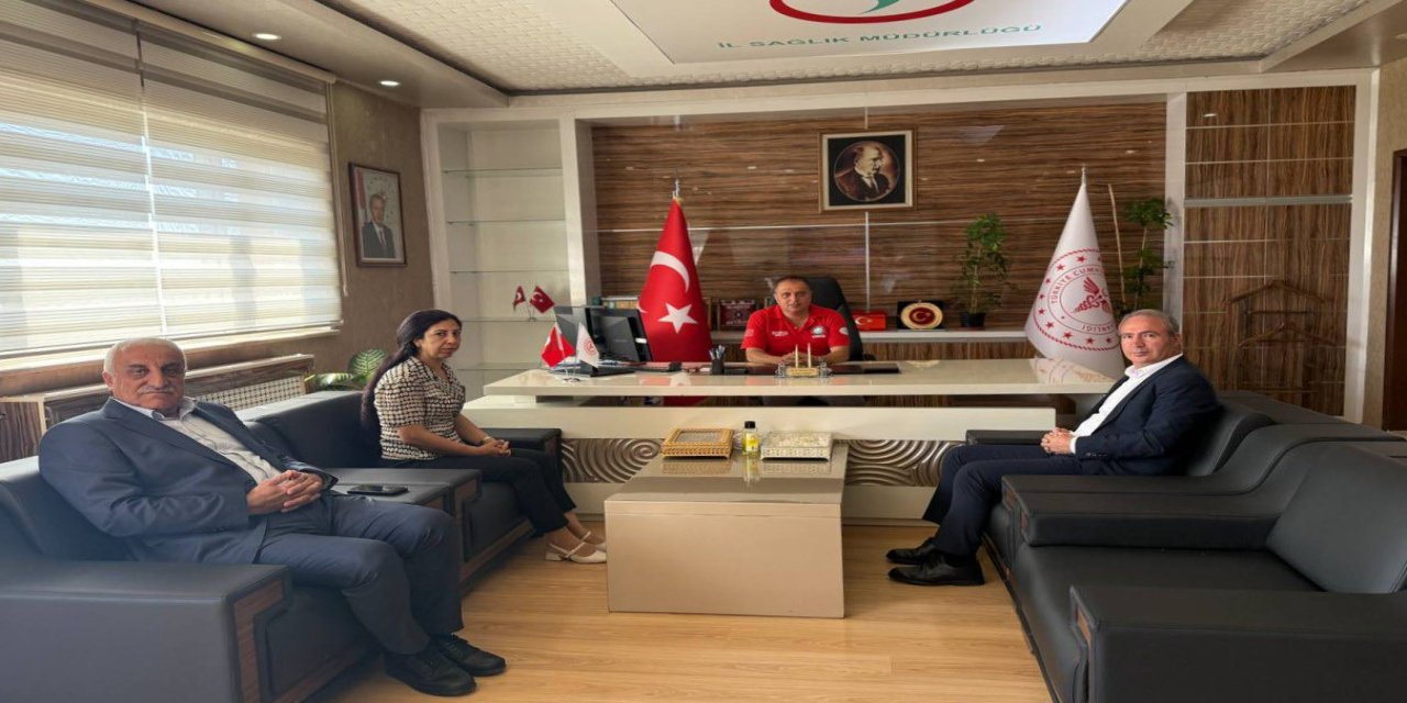 DEM Parti Şırnak Milletvekili İrmez, Sağlık Müdürü ile Görüştü