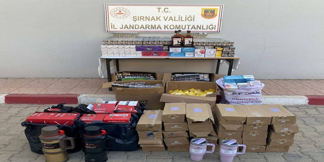 Şırnak’ta 11 Milyon TL’lik Kaçak Malzeme Ele Geçirildi