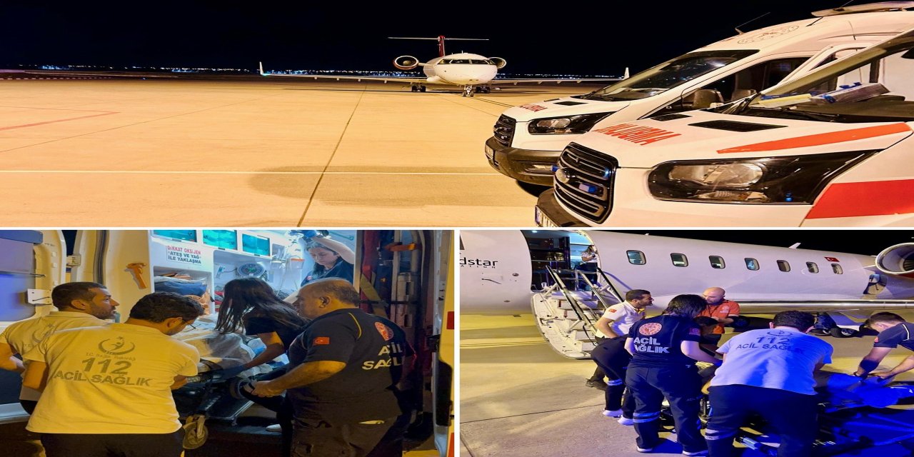 Şırnak'ta 3 Hastaya Uçak Ambulans Yetişti
