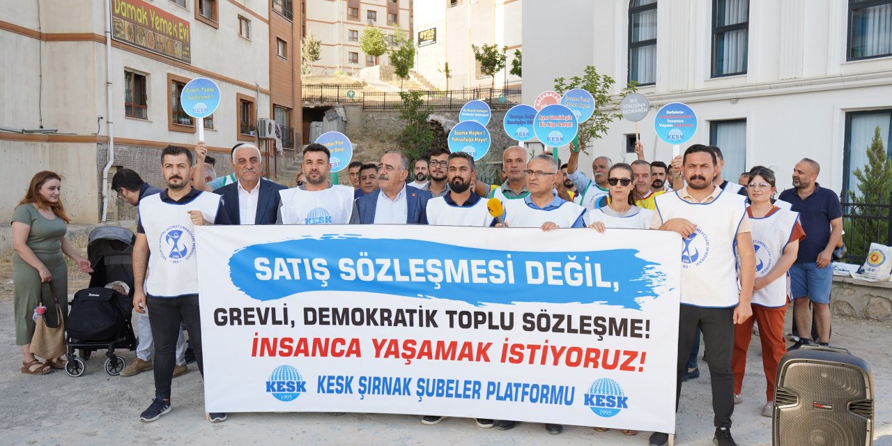 Şırnak’ta Toplu Sözleşme Krizi: KESK’ten “Genel Grev” Çıkışı
