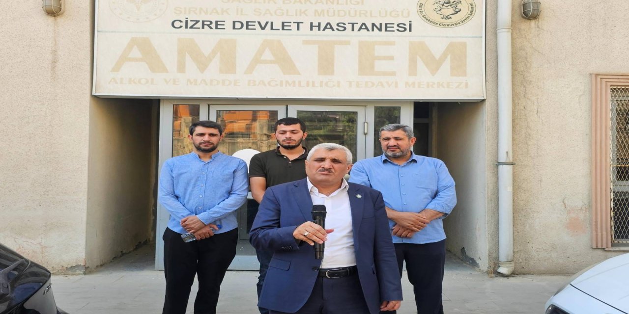 HÜDA PAR Cizre’den kapalı olan AMATEM için tepki