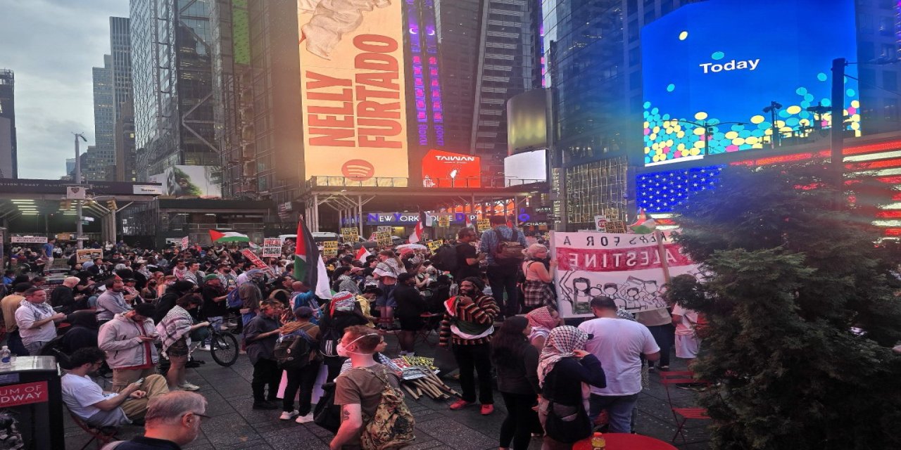 New York’ta on binlerce kişilik İsrail protestosu