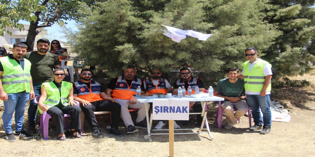 Şırnak AFAD Gönüllüleri piknikte buluştu
