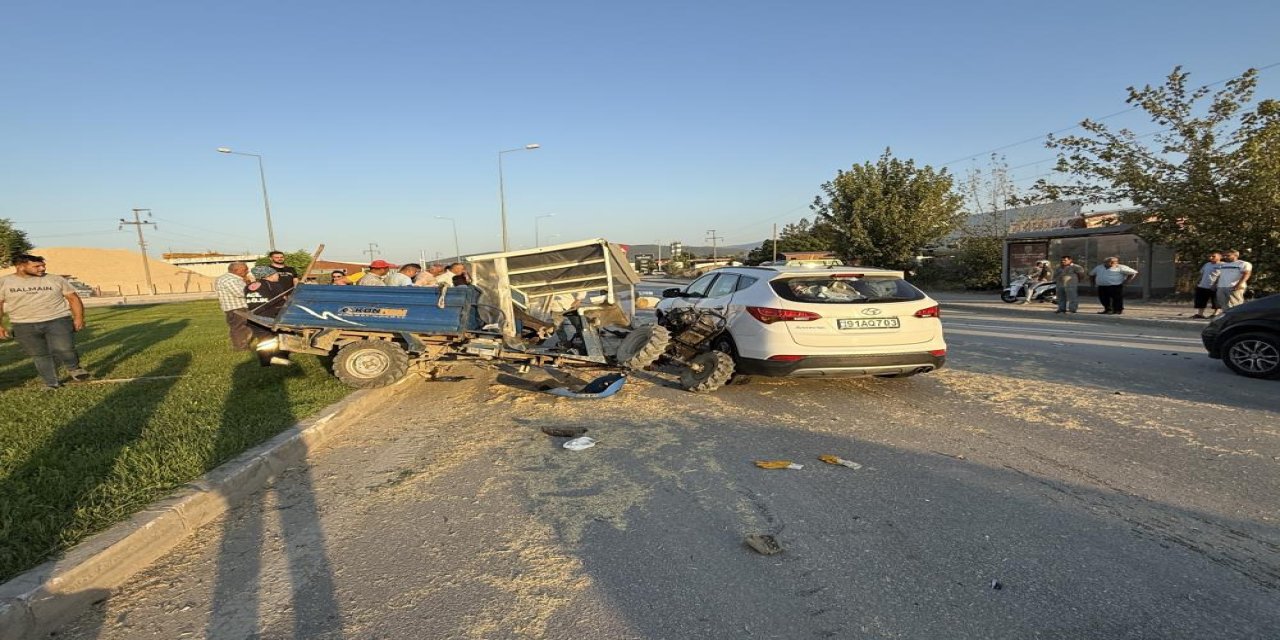 Cip çapa motoruna çarptı: 1 yaralı