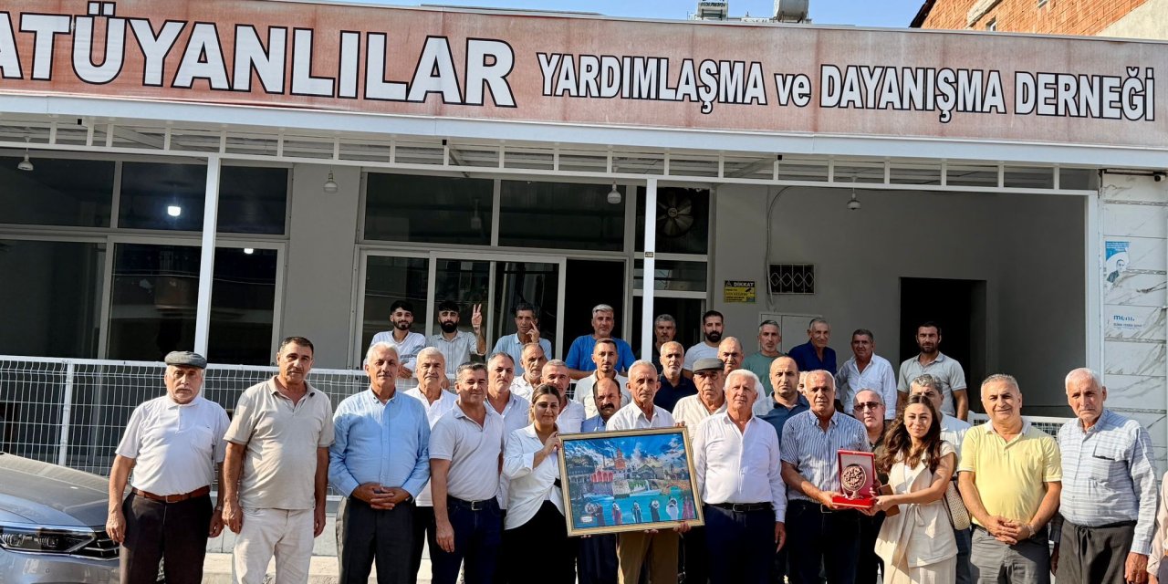 Cizre Belediye Başkanı Yerbasan’dan Mersin Batüyanlılar Derneği’ne ziyaret