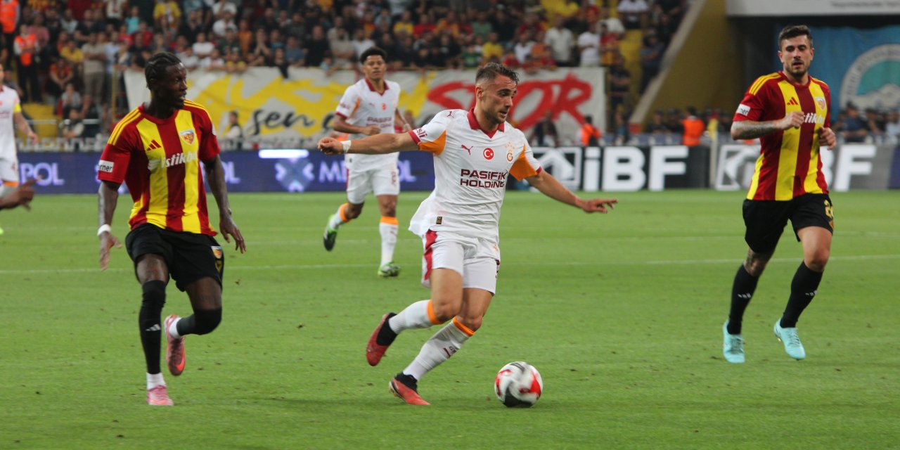 Galatasaray, Kayseri'de 3 puanı 4 golle aldı