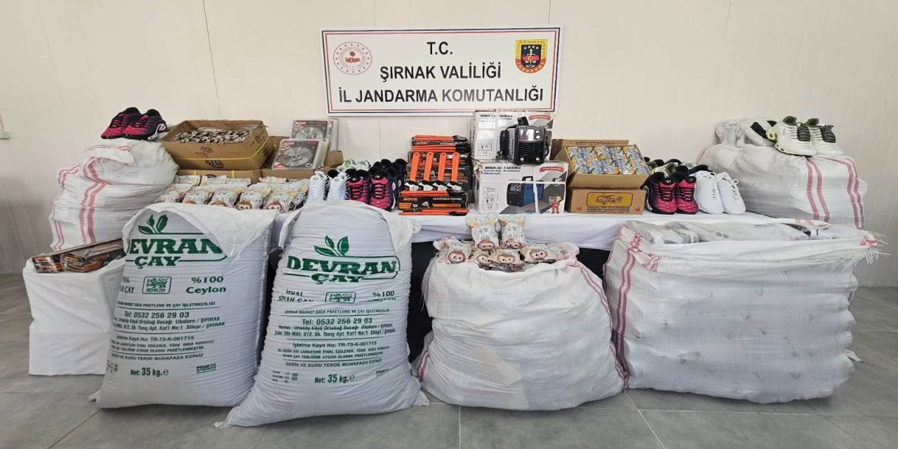 Şırnak’ta Dev Kaçakçılık Operasyonu: 6,6 Milyon TL’lik Malzeme Ele Geçirildi