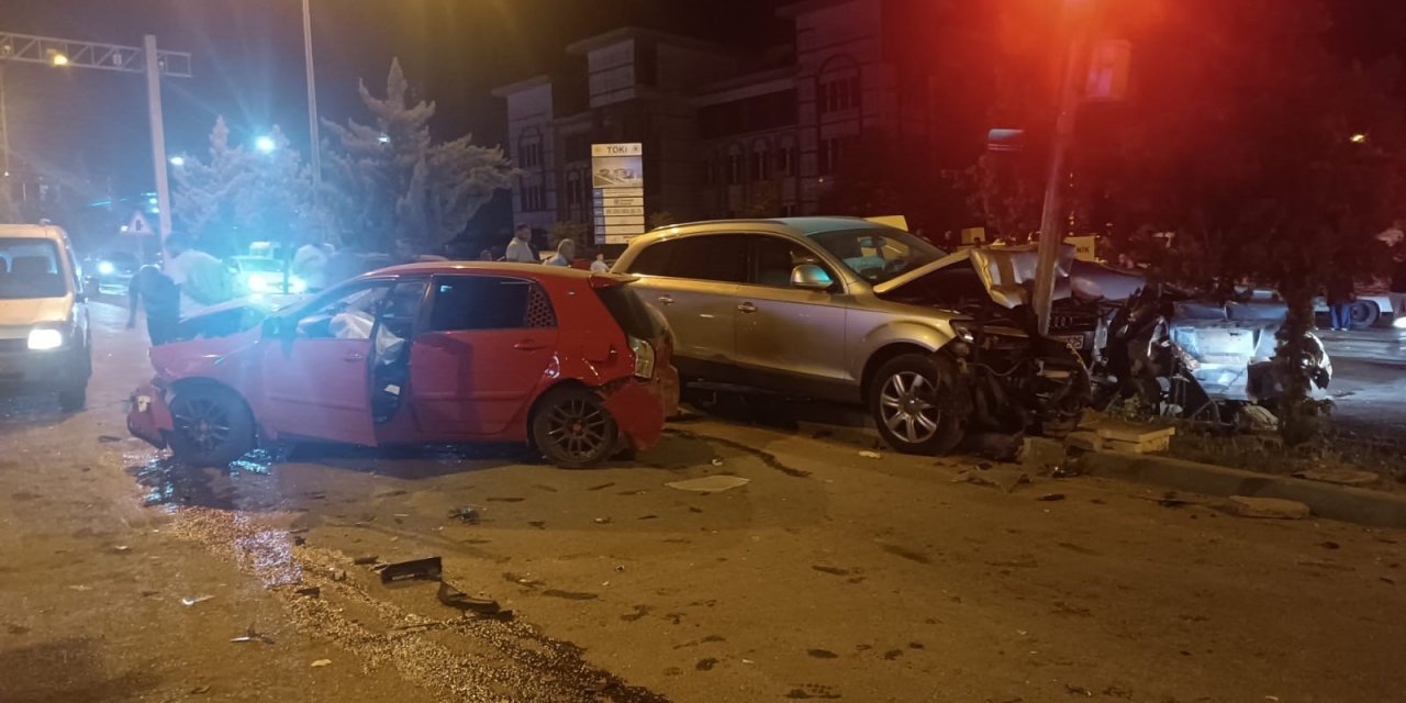 Malatya'da zincirleme kaza: 7 yaralı