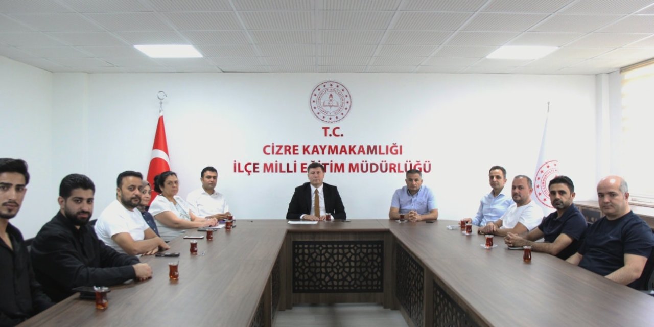 Cizre Milli Eğitim Müdürlüğü, yeni Eğitim Öğretim Yılı öncesi tüm birimleri ile teyakkuz halinde
