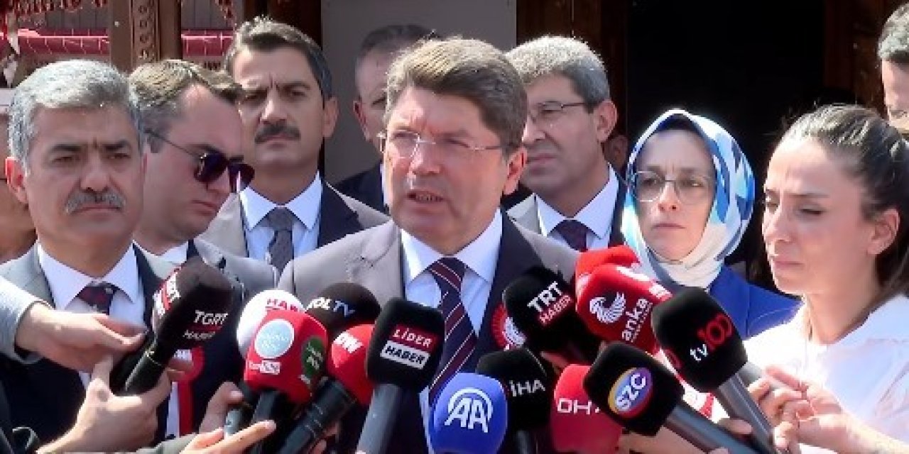 Bakan Tunç: "Türkiye'de ikili hukuk sistemi yoktur, tek bir hukuk sistemi vardır"