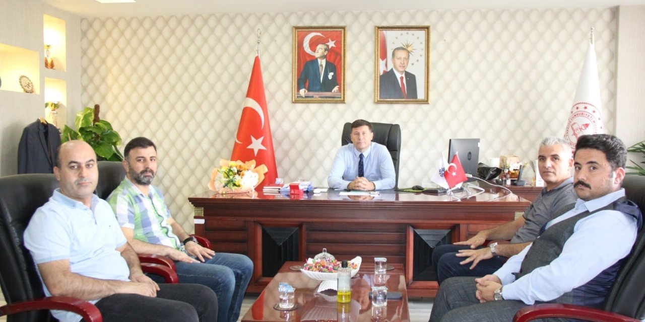 Eğitim Bir-Sen Cizre ilçe Başkanından, yeni eğitim yılı öncesi önemli görüşme