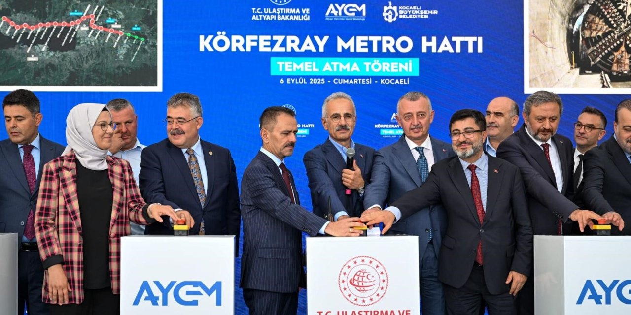 77 milyar liralık yatırım, Körfezray'ın ilk kazısını Bakan başlattı