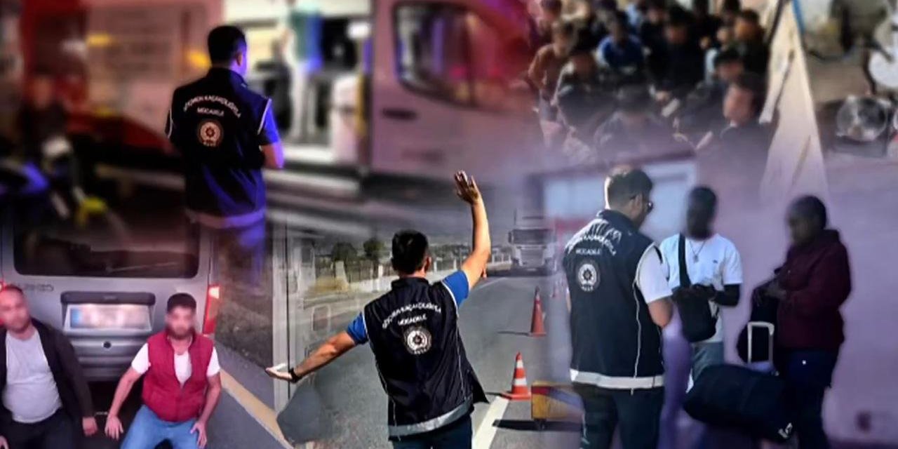 Şırnak dahil 81 ilde düzensiz göçmen operasyonu: 666 göçmen yakalandı