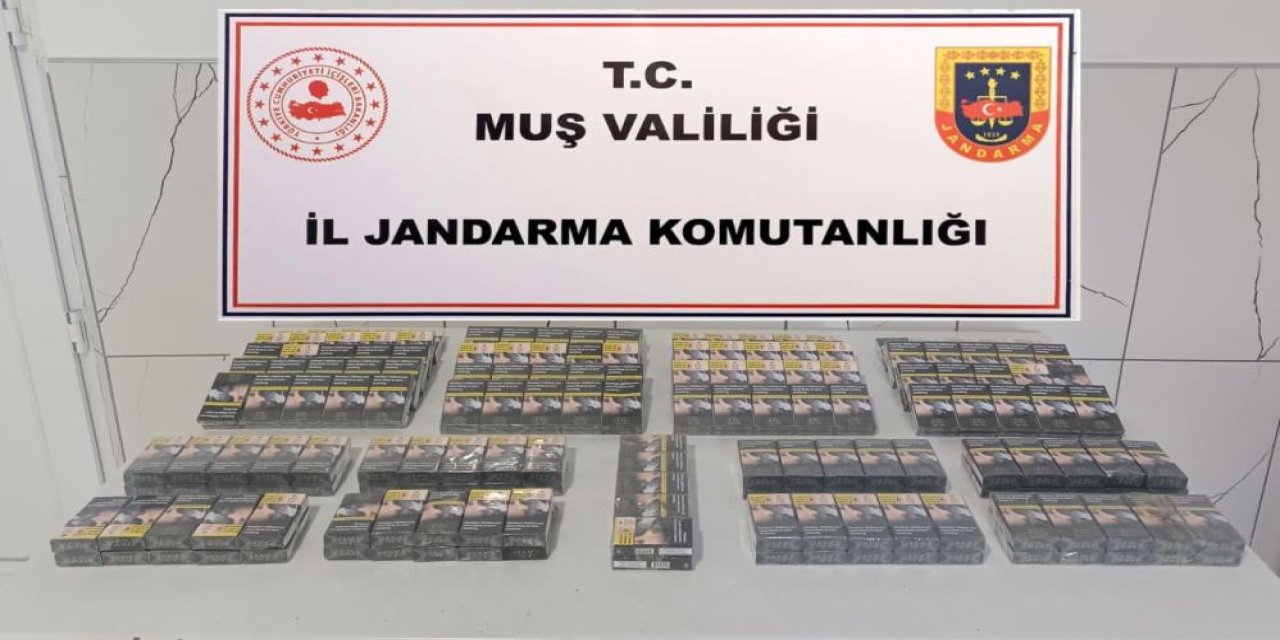 Muş’ta kaçak sigara operasyonu
