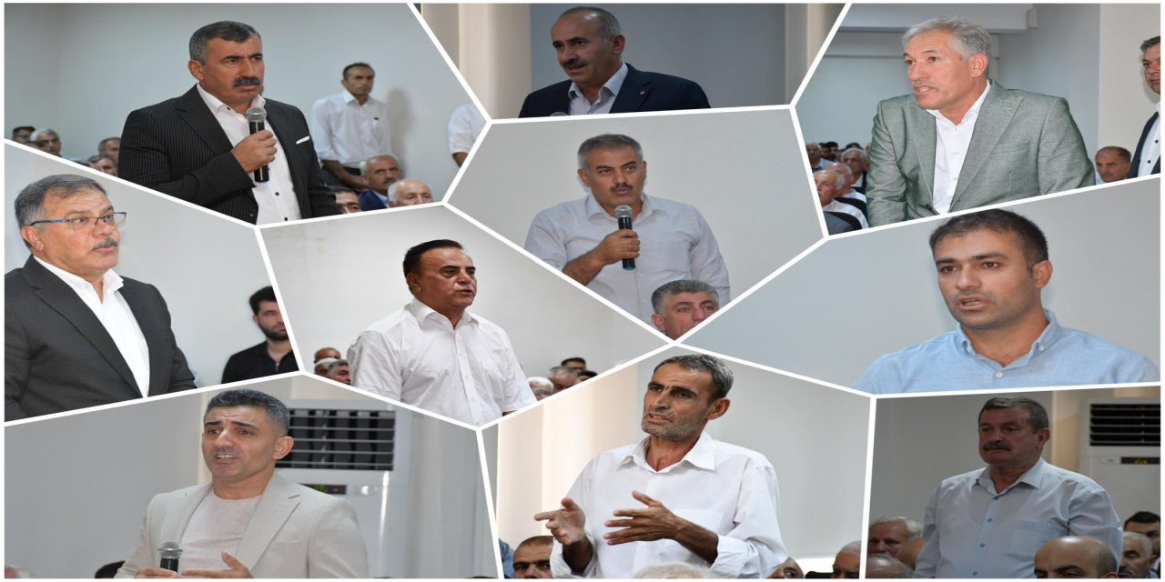 İdil İçin Önemli Zirve: Vali ve Muhtarlar Masaya Oturdu