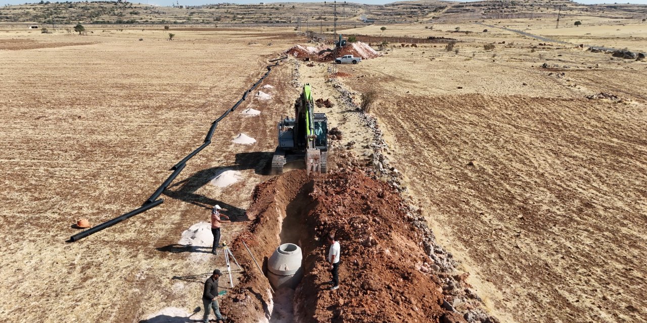 Mardin'de bir mahalle daha atık su altyapısına kavuştu